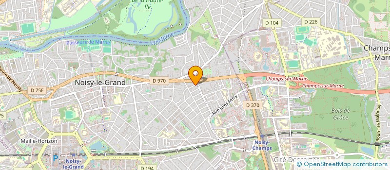 localisation de l'entreprise MONSIEUR THOMAS SAINTON  NOISY-LE-GRAND