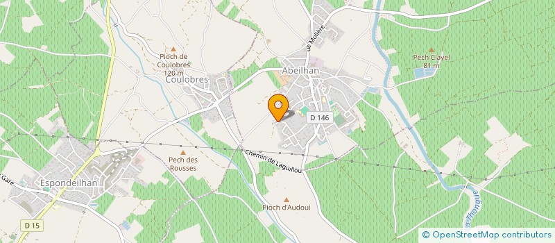 localisation de l'entreprise MONSIEUR THOMAS SAINTY  ABEILHAN