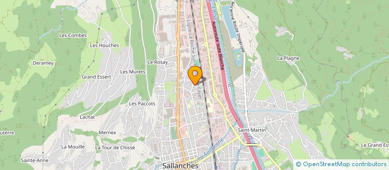 localisation de l'entreprise MONSIEUR THOMAS SAKOUN  SALLANCHES