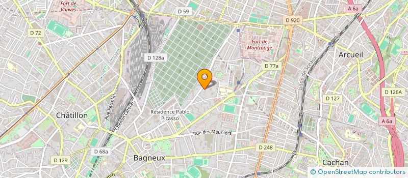 localisation de l'entreprise MONSIEUR THOMAS SALAH à BAGNEUX