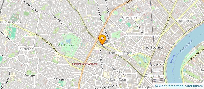 localisation de l'entreprise MONSIEUR THOMAS SALANOVA  BORDEAUX