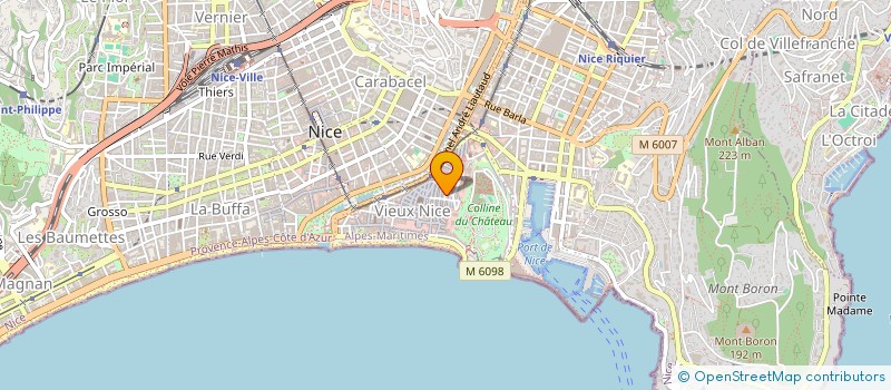 localisation de l'entreprise MONSIEUR THOMAS SALEMME à NICE