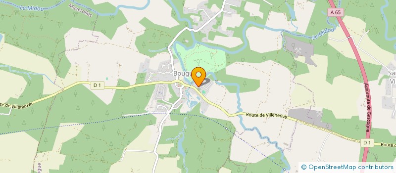 localisation de l'entreprise MONSIEUR THOMAS SALLE  BOUGUE