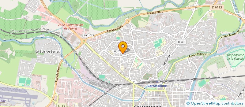 localisation de l'entreprise MONSIEUR THOMAS SALVADOR  CARCASSONNE