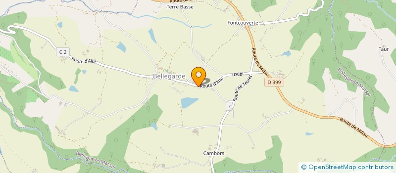 localisation de l'entreprise MONSIEUR THOMAS SALVIGNOL  BELLEGARDE-MARSAL