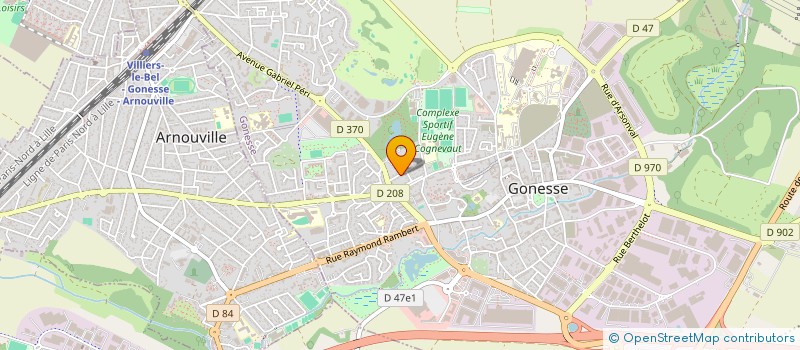 localisation de l'entreprise MONSIEUR THOMAS SAMUR  GONESSE