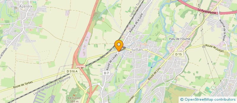 localisation de l'entreprise MONSIEUR THOMAS SAN MIGUEL  JUILLAN