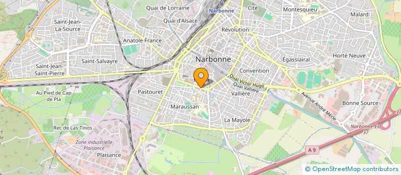 localisation de l'entreprise MONSIEUR THOMAS SANCHEZ à NARBONNE
