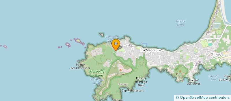 localisation de l'entreprise MONSIEUR THOMAS SANCHEZ à HYERES