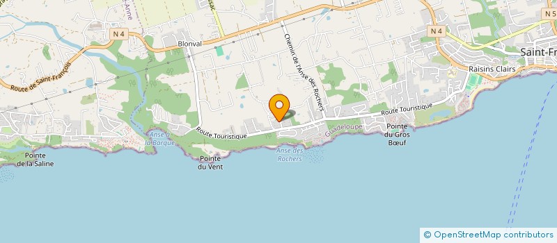 localisation de l'entreprise MONSIEUR THOMAS SANDOT  SAINT-FRANCOIS