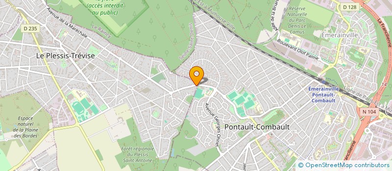 localisation de l'entreprise MONSIEUR THOMAS SANH à LE PLESSIS-TREVISE