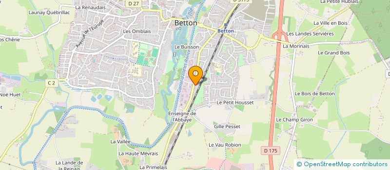 localisation de l'entreprise MONSIEUR THOMAS SANSON  BETTON