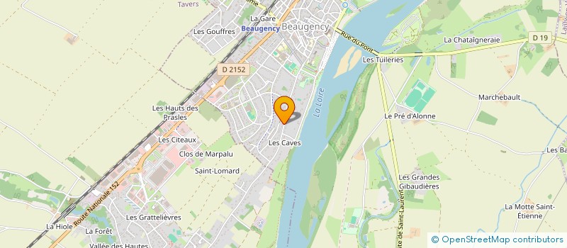 localisation de l'entreprise MONSIEUR THOMAS SANTANA à BEAUGENCY