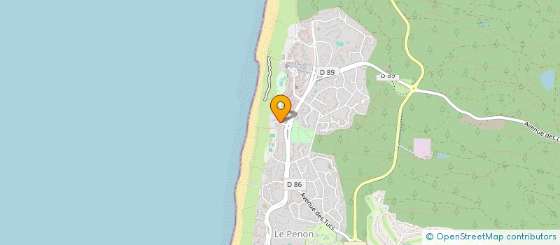 localisation de l'entreprise MONSIEUR THOMAS SANTERRE  SEIGNOSSE