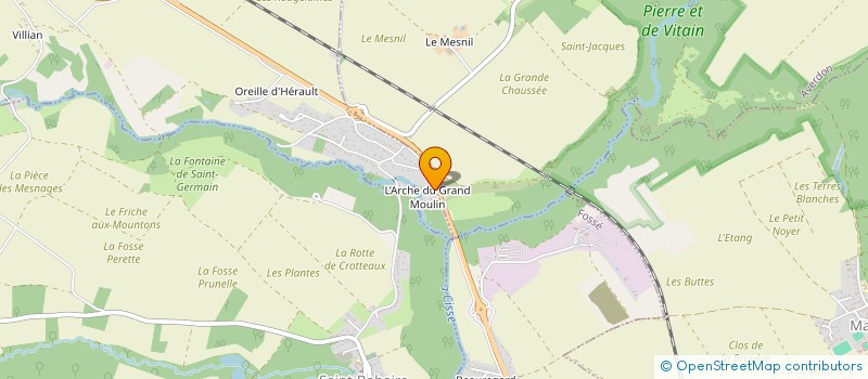 localisation de l'entreprise MONSIEUR THOMAS SARLONG  LA CHAPELLE-VENDOMOISE