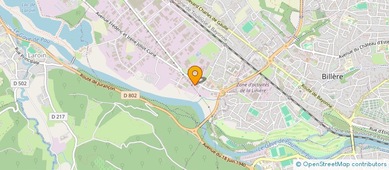 localisation de l'entreprise MONSIEUR THOMAS SATURNE à LONS