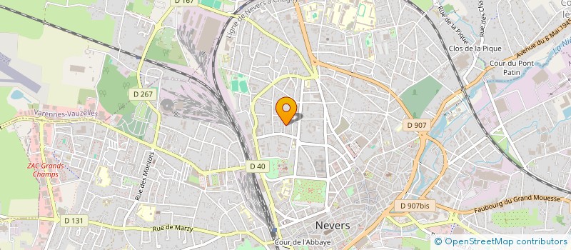 localisation de l'entreprise MONSIEUR THOMAS SAUNIER à NEVERS