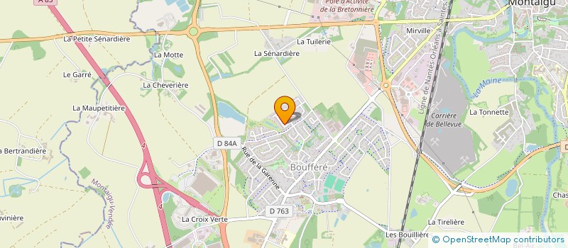 localisation de l'entreprise MONSIEUR THOMAS SAUVAGET à MONTAIGU-VENDEE