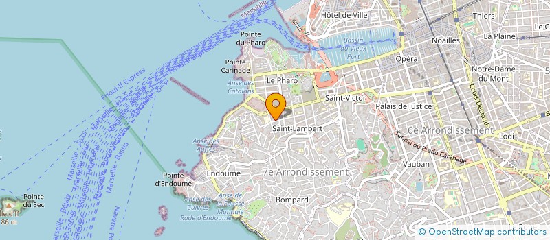 localisation de l'entreprise MONSIEUR THOMAS SAUX  MARSEILLE