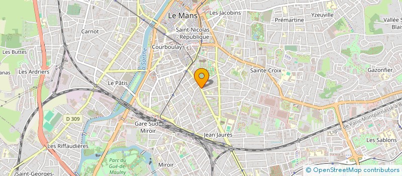 localisation de l'entreprise MONSIEUR THOMAS SAVARY  LE MANS