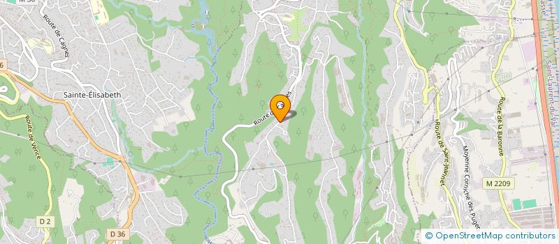 localisation de l'entreprise MONSIEUR THOMAS SCALOGNA  LA GAUDE