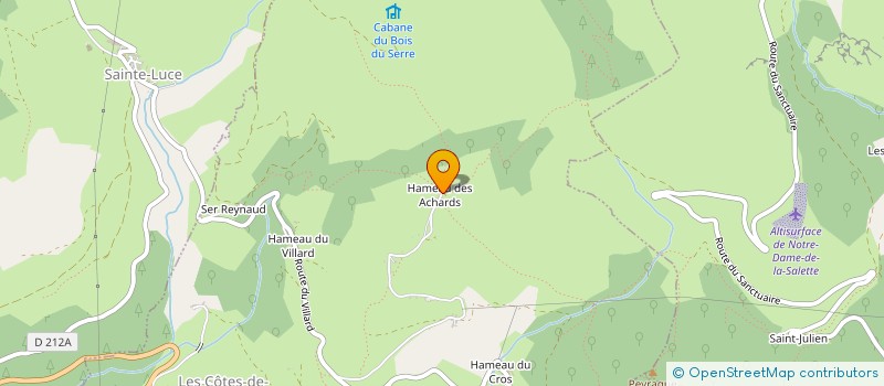 localisation de l'entreprise MONSIEUR THOMAS SCHALLER  LES COTES-DE-CORPS