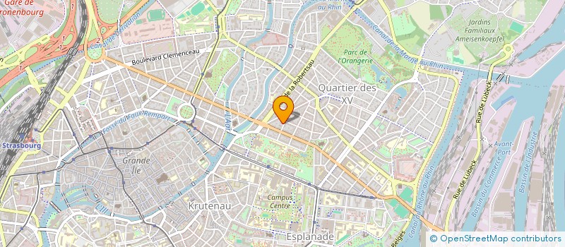 localisation de l'entreprise MONSIEUR THOMAS SCHLUND à STRASBOURG