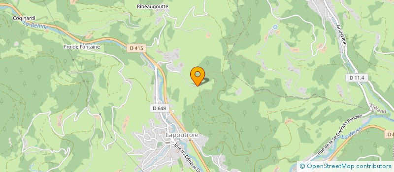 localisation de l'entreprise MONSIEUR THOMAS SCHMITT  LAPOUTROIE