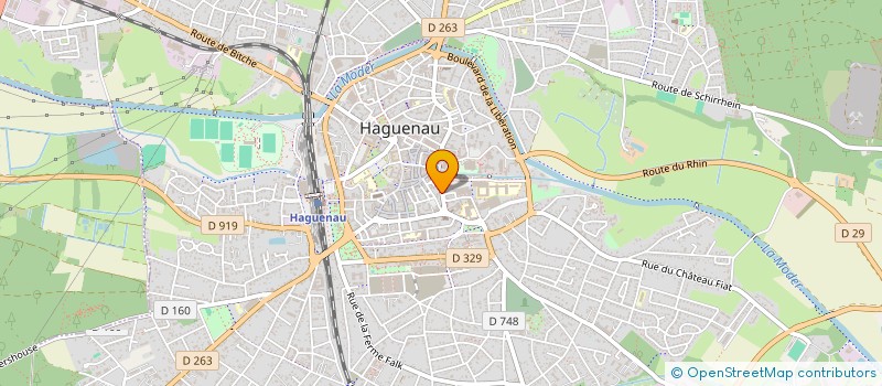 localisation de l'entreprise MONSIEUR THOMAS SCHMITT à HAGUENAU
