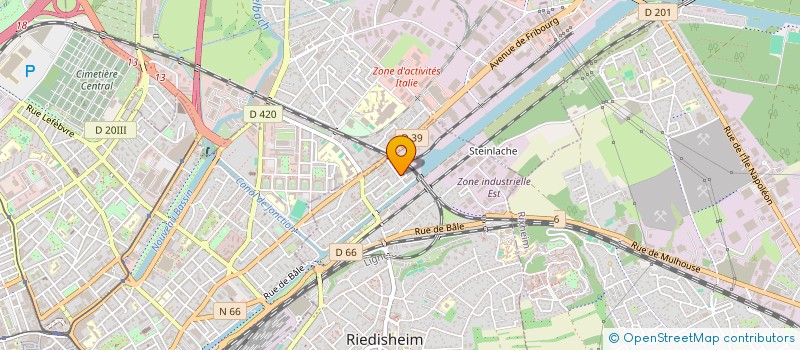 localisation de l'entreprise MONSIEUR THOMAS SCHORI  RIEDISHEIM