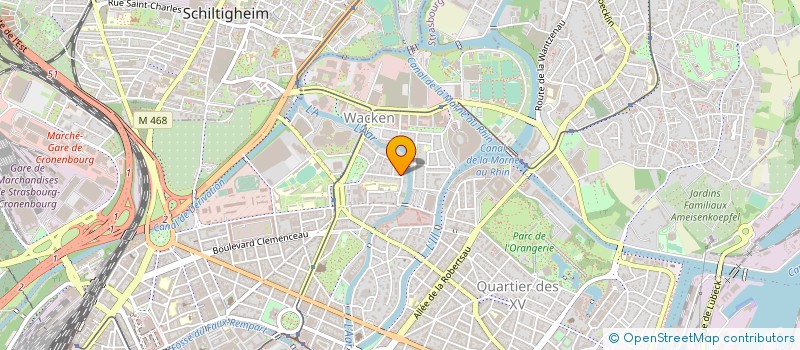 localisation de l'entreprise MONSIEUR THOMAS SCHROEDER à STRASBOURG