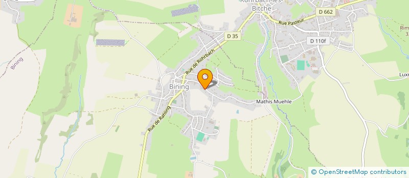 localisation de l'entreprise MONSIEUR THOMAS SCHWANNER  BINING