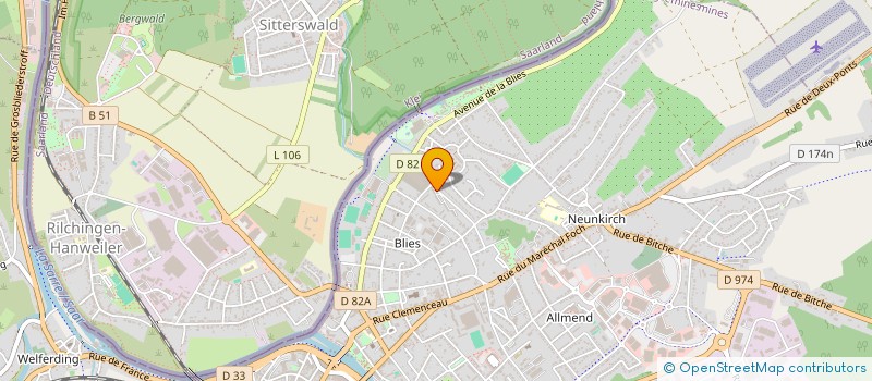 localisation de l'entreprise MONSIEUR THOMAS SCHWARZ  SARREGUEMINES