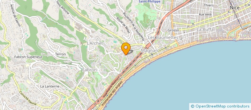 localisation de l'entreprise MONSIEUR THOMAS SCIORTINO à NICE