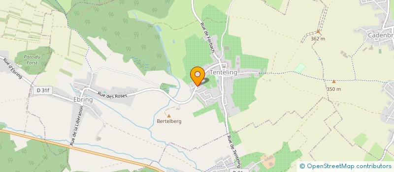 localisation de l'entreprise MONSIEUR THOMAS SCORDO  TENTELING