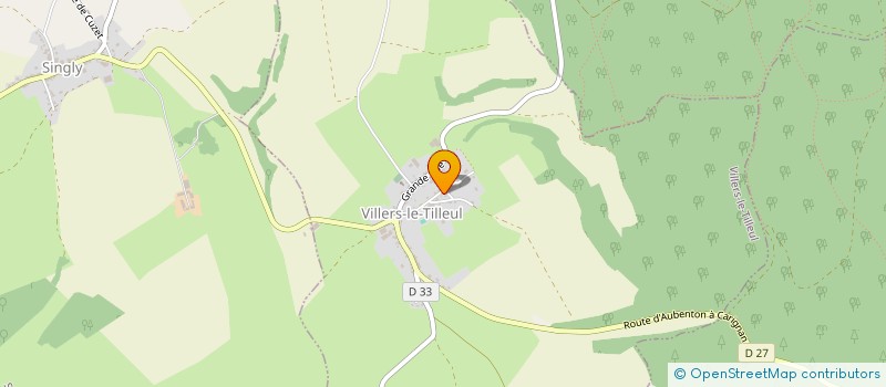 localisation de l'entreprise MONSIEUR THOMAS SECONDE  VILLERS-LE-TILLEUL