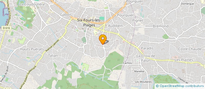 localisation de l'entreprise MONSIEUR THOMAS SEFERIAN à SIX-FOURS-LES-PLAGES