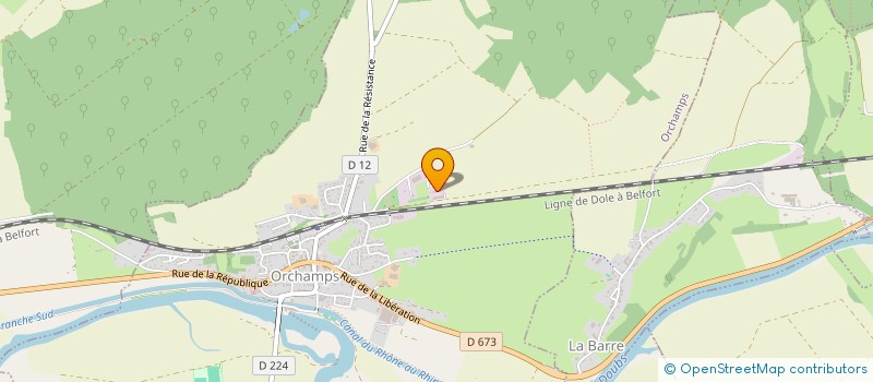 localisation de l'entreprise MONSIEUR THOMAS SEGUIN  ORCHAMPS