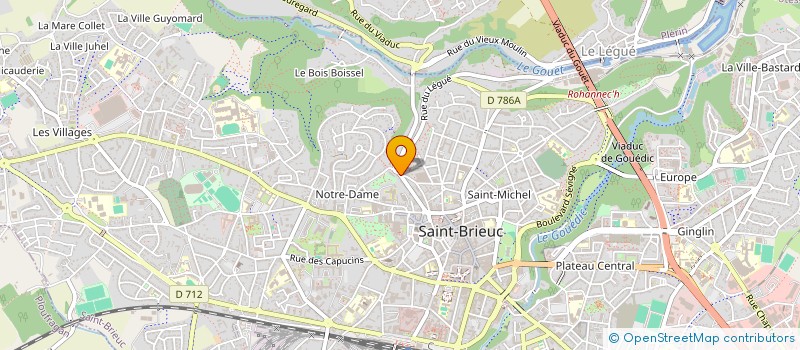 localisation de l'entreprise MONSIEUR THOMAS SEHEDIC à SAINT-BRIEUC