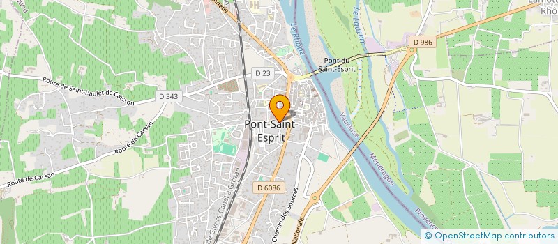 localisation de l'entreprise MONSIEUR THOMAS SELLES  PONT-SAINT-ESPRIT