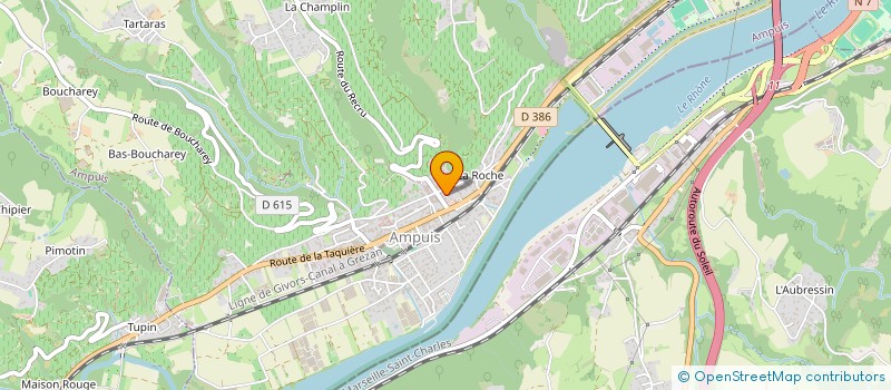 localisation de l'entreprise MONSIEUR THOMAS SENECLAUZE  AMPUIS