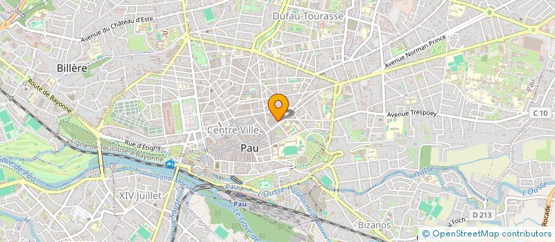 localisation de l'entreprise MONSIEUR THOMAS SENGES à PAU
