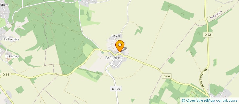localisation de l'entreprise MONSIEUR THOMAS SENNEDOT  BREANCON
