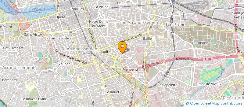 localisation de l'entreprise MONSIEUR THOMAS SEREE  MARSEILLE