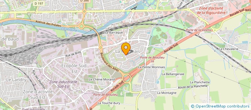 localisation de l'entreprise MONSIEUR THOMAS SERICOLA  CESSON-SEVIGNE