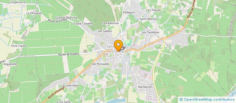 localisation de l'entreprise MONSIEUR THOMAS SERRA  SERIGNAN-DU-COMTAT