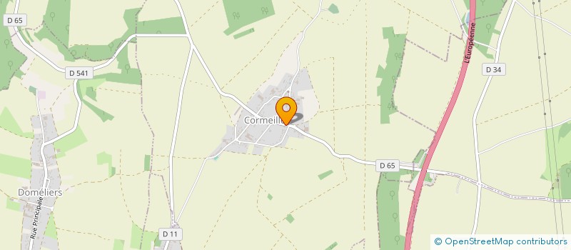 localisation de l'entreprise MONSIEUR THOMAS SERRE  CORMEILLES