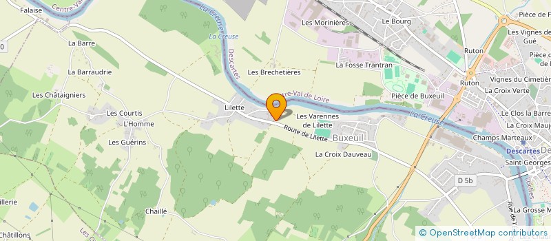 localisation de l'entreprise MONSIEUR THOMAS SERREAU  BUXEUIL