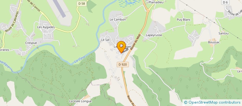 localisation de l'entreprise MONSIEUR THOMAS SERRES à ARPAJON-SUR-CERE