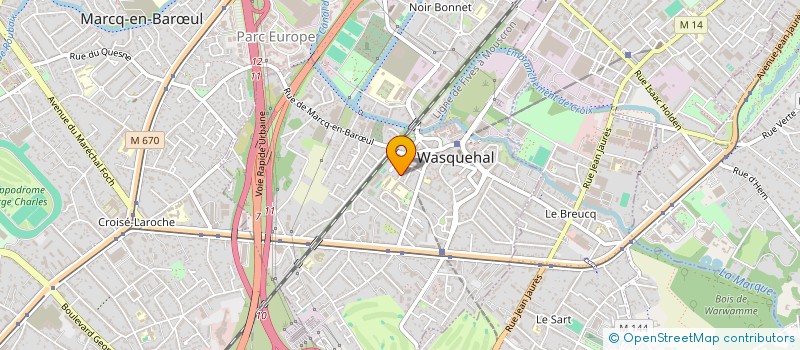 localisation de l'entreprise MONSIEUR THOMAS SERROEN  WASQUEHAL